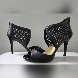 Jessica Simpson Black Cutout Heels